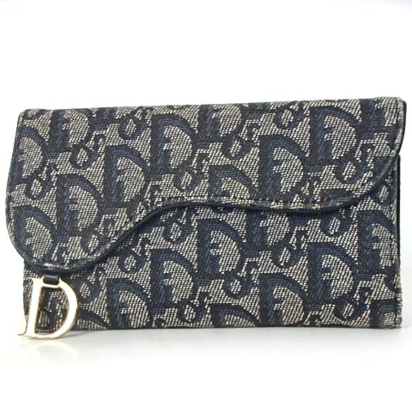 Authentic Christian Dior Tri-fold wallet leather [Used] - Picture 1 of 6